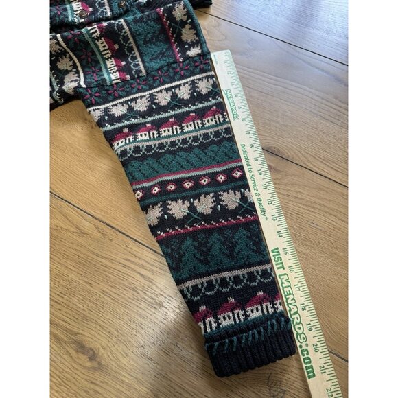 Signatures Northern‎ Isles Hand Knit Button Cabincore Sweater Cardigan Size XL - Picture 6 of 13